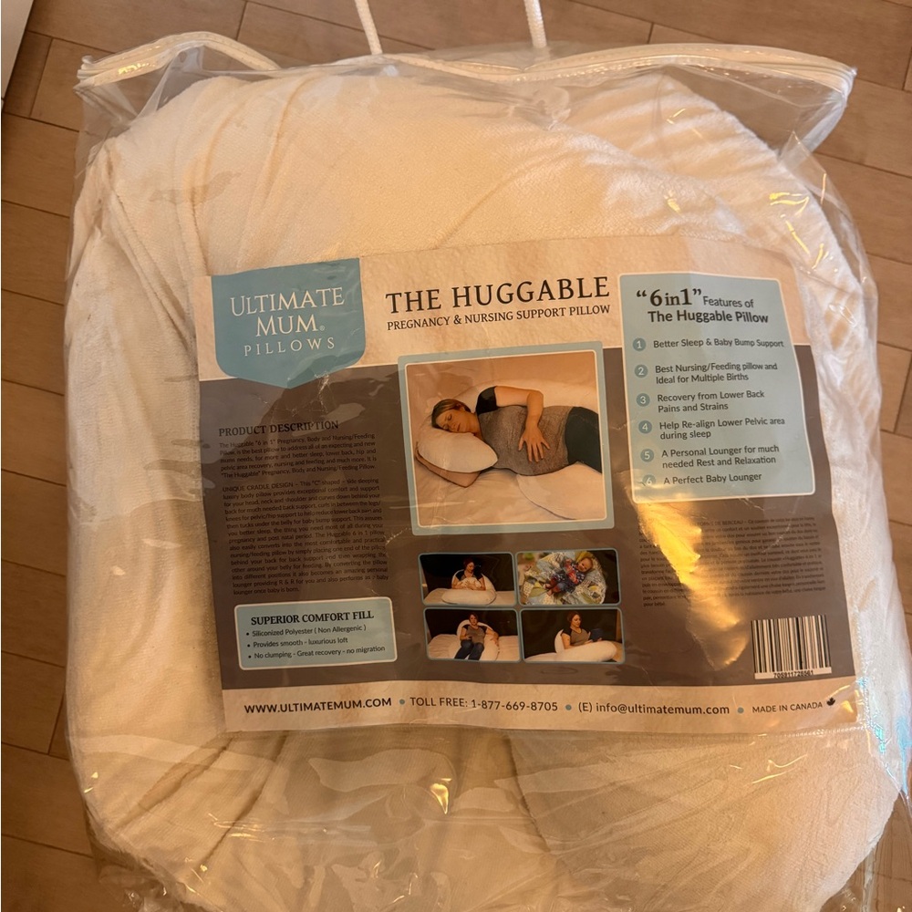 Huggable Support Pillow - Cream
